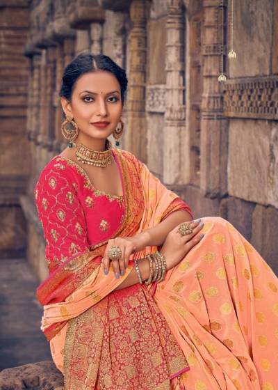 PRERANA MADHUBANI 1901 TO 1910 PURE GEORGETTE EMBROIDERY SAREES